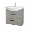 Dreja Umývadlová skrinka TAKE IT SZZ2 75 - D01 Betón / Úchytka T06 / D01 Betón