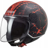 PRILBA LS2 OF558 SPHERE LUX SNAKE MAT BLACK RED r.M (PRILBA LS2 OF558 SPHERE LUX SNAKE MAT BLACK RED r.M)