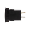 USB QC3.0 + USB-C PD zásuvka 12/24V, chrómový rámček