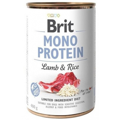 Brit Mono Protein Lamb & Brown Rice 6x 400 g