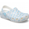 Crocs Detské topánky Dreváky Klapky Classic Gingham Kids 210988 Clog 30-31