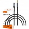NYLONOVÝ VÝKONNÝ ADAPTÉR LIGHTNING PRE AUX MINI JACK 3,5 MM PRE iPhone RECCI