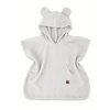 Detské mušelínové pončo lux s kapucňou Teddy, rýchloschnúci, šedé 110/122