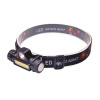SOLIGHT LED čelová nabíjacie svietidlo, 3W + COB,150 + 60lm, Li-ion, USB