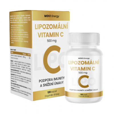 MOVit Energy MOVit Lipozomálny Vitamín C 500 mg 120 kapsúl