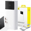 NONAME Baseus power banka Star-Lord 20000 mAh 65W 2x USB-A/micro USB/USB-C bílá