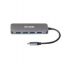 D-Link DUB-2340 USB-C to 4-Port USB 3.0 Hub with Power Delivery (DUB-2340)