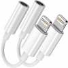 Adaptér Lightning na 3,5 mm jack GSM hurt biely