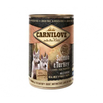 Carnilove Wild Meat Salmon & Turkey for Puppies 400 g