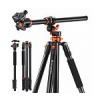 K&F CONCEPT T254A7 statív/monopod s hlavou a priečnym stĺpikom 230cm