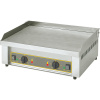 Elektrická grilovací deska, 2 ohřívací plochy 620x450x190 mm | ROLLER GRILL, 777171 inox
