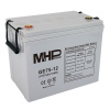 MHPower battery MHPower GE75-12 Gelový akumulátor 12V/75Ah, Terminál T1 - M6, Deep Cycle