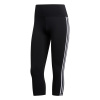 adidas Believe This 2.0 3-Stripes three quarterLeggings Womens Black / White 8-10 (S)