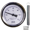 Regulus Teploměr 0-120°C příložný s připevňovací pružinou, d=63 mm 3042