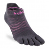 Ponožky Injinji Womens Run Lightweight No-Show Charcoal Veľkosť Injinji: M/L (40,5-44,5)