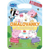 Omalovánky so samolepiacimi nálepkami - prasiatko Peppa