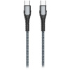 Colorway Dátový Kábel USB-C/ USB-C/ 3A/ Fast Charging 65W/ 1m/ Šedivý