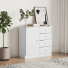 zahrada-XL Komoda ALTA biela 77x35x73 cm borovicový masív 353944