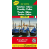 Venetien-Udine-Venedig-Padua/Benátsko, Udine, Benátky,Padova 1:150T/automapa - freytag&berndt