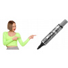 Zmazateľný popisovač Pentel MWL5M s pumpičkou, čierny