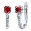 Stříbrné náušnice Samba s Brilliance Zirconia DCC208483ER