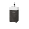 Dreja Skrinka pod umývadlo HOST SZD 35 - D16 Tmavý betón / Úchytka T04 / D16 Tmavý betón / Levé