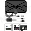 RÁDIOVÁ ANTÉNA FM + ZOSILŇOVAČ + 4 ADAPTÉRY PRE RÁDIO A FILMOVÚ VEŽU ATĎ