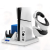 iPega P5S028 Univerzálny nabíjací stojan s chladením pre PS5/PS5 Slim Black