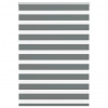 vidaXL Zebra roleta tmavošedá 100x100 cm šírka látky 95,9 cm polyester 4014105