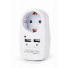 Gembird nabíjačka do steny prechodná, 2 x USB, 2.1A, biela EG-ACU2-02