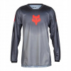 Juniorská cross/enduro blúza FOX 180 Interfere Grey/Red, veľkosť YL