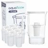 Filtračná kanvica Aquafloow J-Class 2,5 l biela na vodu z vodovodu + 10 x filter