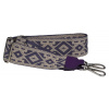NovaKabelka.sk Látkový prídavný popruh tracolla 322 fialová