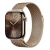 Apple Watch Series 10 GPS + Cellular 46mm Gold Titanium Case with Gold Milanese Loop - M/L MX003QC/A