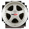 Keskin KT1 10x18 5x100/112 ET35 SILVER LIP POLISH