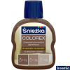 ŚNIEŻKA® COLOREX univerzální pigmentový koncentrát Barva (odstín): 75 tmavě hnědý, Balení: 100 ml