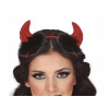 DIABLOVE ROHY ČERVENÉ DIABLICA HALLOWEEN DOPLNOK K KOSTÝMU DÉMON SATAN