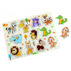 2Kids Toys Drevené puzzle Safari 11 dielikov 2Kids Toys