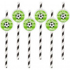 Futbalové slamky 6ks 19,5cm - Party Pal - Party Pal