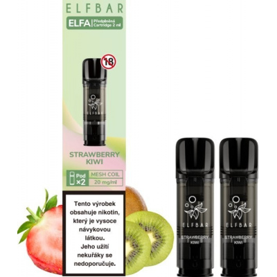 ElfBar Elfa Pro cartridge Strawberry Kiwi 2x2ml 20 mg