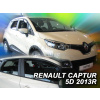 Deflektory Heko - Renault Captur 2012-2019 (so zadnými)