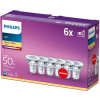 Philips bodová, 4,6W, GU10, teplá biela, 6ks