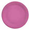Papierové taniere ružové