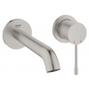 Grohe Essence - Umývadlová batéria M pod omietku, dvojotvorová inštalácia, supersteel 19408DC1
