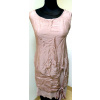 RETRO SILK TUNIC DRESS PINK SEQUINS 384042 (RETRO SILK TUNIC DRESS PINK SEQUINS 384042)