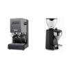 Gaggia New Classic E24 BC, grey + Rocket Espresso FAUSTO 2.1, black