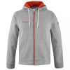 Pánske mikiny Babolat Exercise Hood Jacket Men - high rise - Sivý (S)