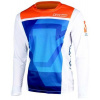 YOKO Detský motokrosový dres YOKO KISA modro / oranžový XL