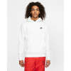 Nike pánska mikina s kapucňou NIKE CLUB FLEECE biela BV2654-100 veľ. M