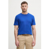 United Colors of Benetton tričko pánske bavlnené 3H3WU10BJ modrá L